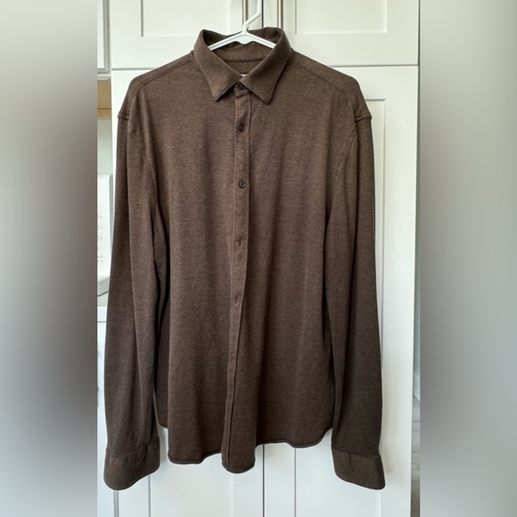 Express Modal Cotton Stretchy
Casual Button Up Down Mens L
Hybrid LS Shirt - Picture 1 of 7